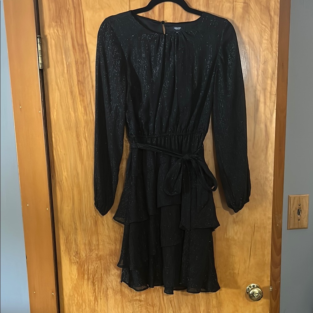 Black Dress with Belt